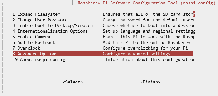 Raspberry Pi I2C 有効化手順 (1)